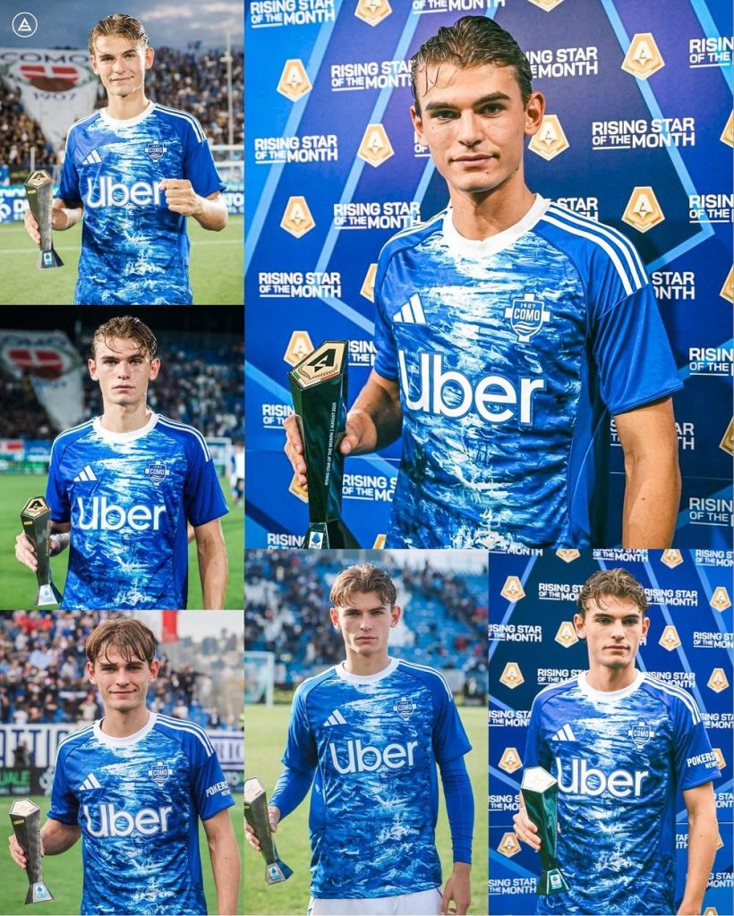 Nico Paz đang có phong độ thăng hoa trong màu áo Como